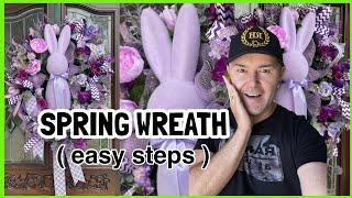 how to make a spring wreath diy with a bunny  / Ramon At Home Spring 2024