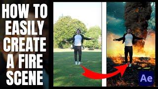 How To FAKE a FIRE SCENE!!