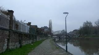 I cycled 48km from Namur to Charleroi along the Sambre river (13/12/2024)