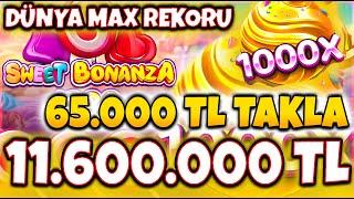 Sweet Bonanza 1000  Yeni Slot Oyunu  +11.600.000 MİLYON REKOR 65.000 TL TAKLA DÜNYA REKORU