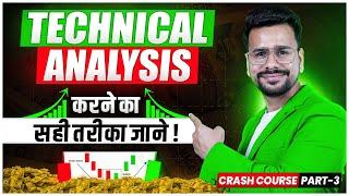 Technical Analysis For Beginners in Hindi | Candlestick | Stock market Crash Course Part 3 | Trading