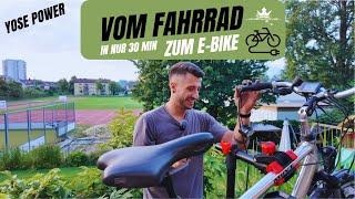 YOSE POWER - Vom Fahrrad zum E-Bike  in nur 30 min  VIDEO ANLEITUNG / GER 