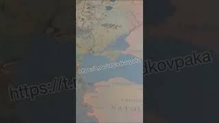 Карта Московии 16 века в  итальянском местечке Капрарола - вилла Фарнезе.