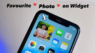 Set Favourite Photo in Widget in iPhone || Set your Own Photo Widgets in iPhone HomeScreen