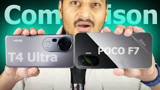 vivo T4 Ultra vs POCO F7 *Full Comparison*  Camera Test