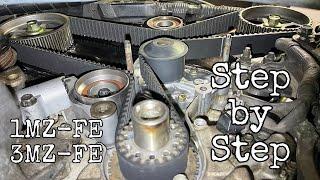 Toyota V6 Timing Belt Replacement Complete Tutorial (3.0L & 3.3L)