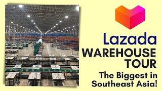 LAZADA WAREHOUSE TOUR | Ang Pinakamalaking Lazada Warehouse sa Southeast Asia!