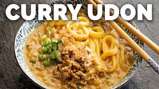 Easy 15 Minute Curry Udon [One Pot Recipe]