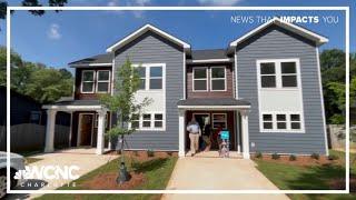First-time homeowner celebrates milestone in Charlotte's UDO duplex project
