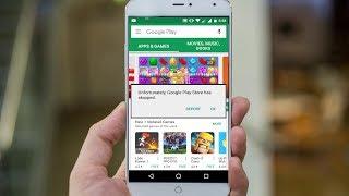 How to Fix Unfortunately Google Play Store has Stopped In Android