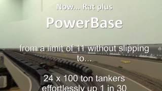 DCCconcepts PowerBase and the Rat.... Bachmann Class 25's on 1 in 30