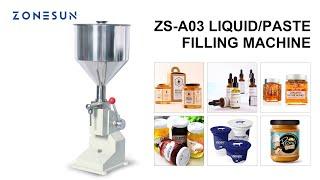 How To Use A03 Manual Paste Liquid Filling Machine