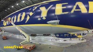 Goodyear's Blimp Time-Lapse Build in Blimp Hanger