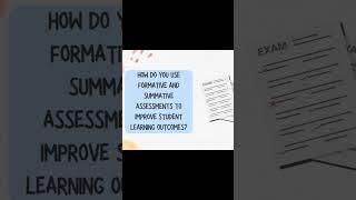 Summative Assessments for Student Success | Teacher Interview Tips #newzealand #teaching #education