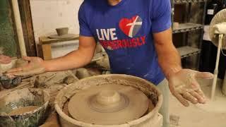 5 steps to CENTERING CLAY on the wheel!...for beginners