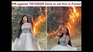 Tiktoker Dolly fashion fire video