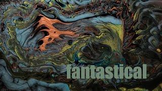 Fantastical Kingdom.. Acrylic pour painting.. Abstract fluid art..My life in splatters.. flow art