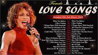 Whitney Houston Hits Songs - Greatest playlist Songs Whitney Houston -  Female Love Songs