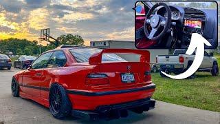 BMW E36 M3 Power Acoustik CP-71 Car Stereo Install!!