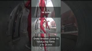 playing tag in a wind tunnel!