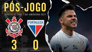 CLASSIFICADOS! CORINTHIANS 3X0 FORTALEZA  PÓS-JOGO: ZONA MISTA E COLETIVA | COPA SUL-AMERICANA 2024