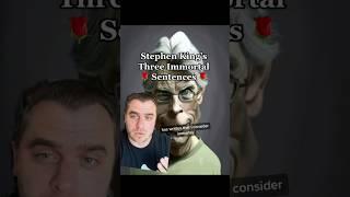 Stephen King’s Three IMMORTAL Sentences! #stephenking #stephenkinguniverse #thedarktower #booktube