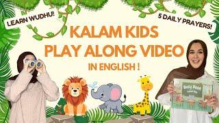 BUSY BOOK PLAY-ALONG - Learn 5 daily prayers, Wudhu steps, Colors, Jungle Animals, & more!