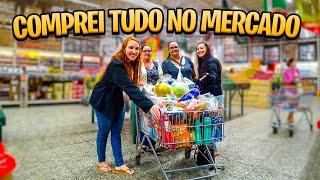 SURPREENDI MINHA FAMILIA COMPRANDO TUDO NO MERCADO PRA ELES