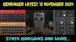 Latest Behringer News 12 November 2024