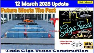 N Grading Progress, Cybercab & LiDAR testing & W Displays: 12 Mar 2025 Giga Texas Update (08:25AM)