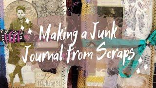 Let's Make A True Junk Journal From Packaging and Paper Scraps - Final - Finishing Them Both