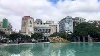 Plaza de España en Santa Cruz de Tenerife, 30 de Agosto de 2.024