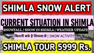 Shimla Snowfall Alert In Jan 2025 || Shimla  3N/4D Package || For Booking Call / Whatsapp:9540014141