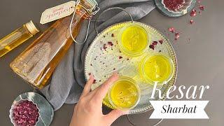 Kesar Sharbat | Saffron Syrup | Summer Special Drink | How to make Kesar Sharbat | Cake and Curry