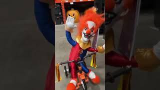 Creepy Clown on a Tricycle!