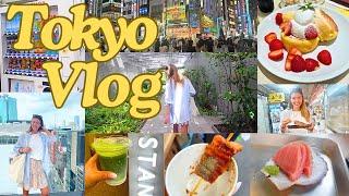 Tokyo Solo Travel Vlog  Shibuya, Shinjuku, Tsukiji Market, Japanese Soufflé Pancakes 2024