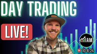 Day Trading Live!- S&P 500 / NASDAQ 10.8.2024