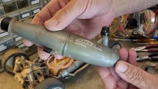 Let's do the freezer trick nitro engine tuned pipe dent repair fix