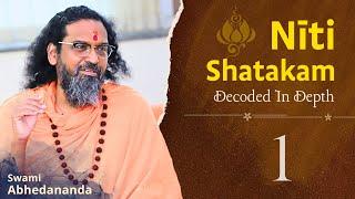 Nīti Shatakam | Session 1 | Decoded with Swami Abhedananda | #Dharma #Ethics #ChinmayaMission