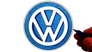 How to Draw the Volkswagen Logo