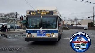 NYCT || Williamsbridge Bound 2011 C40LF CNG #308 Bx8 Bus at Edgewater Place