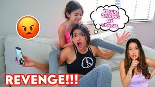 INTERRUPTING MY SISTER & ANNOYING HER FOR 24 HOURS! BELLA GETS REVENGE ON JASMINE!!