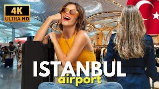 Lost in Istanbul Airport: A Mind-Blowing Walking Tour ️ (With Captions)