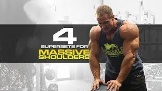 4 SUPERSETS FOR MASSIVE SHOULDERS