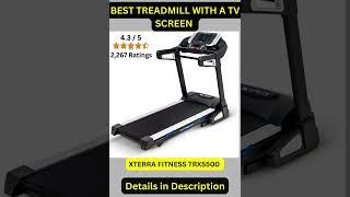 TREADMILL WITH A TV SCREEN