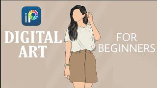 Digital Art for beginners | digital art tutorial | Android phone | ibispaintx tutorial | AR Edits