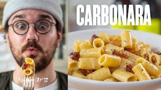 La recette des VRAIES carbonara !! 