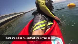 Kayak Self Rescue - Paddle Float