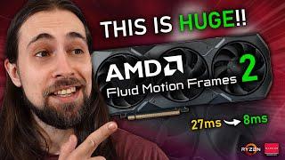 AMD Fluid Motion Frames 2 - Better Quality, Less Latency, Vulkan Support & More!!