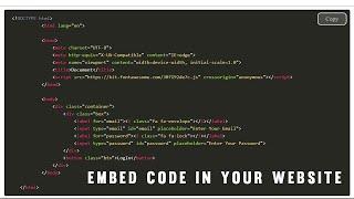 Embed Code In Your Website. By Atanu's PC